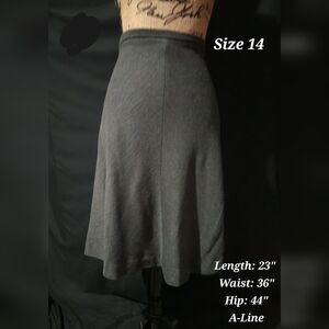 A-Line Gray Skirt